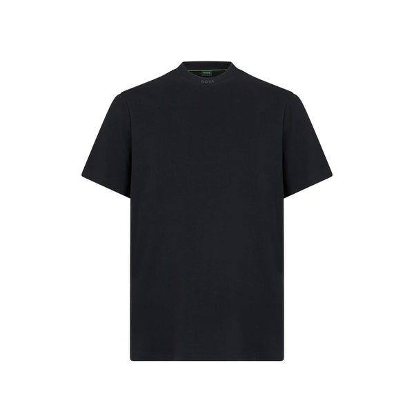 Cotton Crew Neck T-Shirt Black T-shirts And Polos