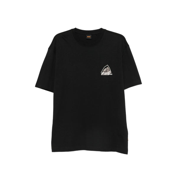 T-Shirt Cotton Black T-shirts And Polos
