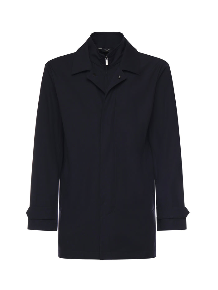 Fay Coats Blue Polyamide