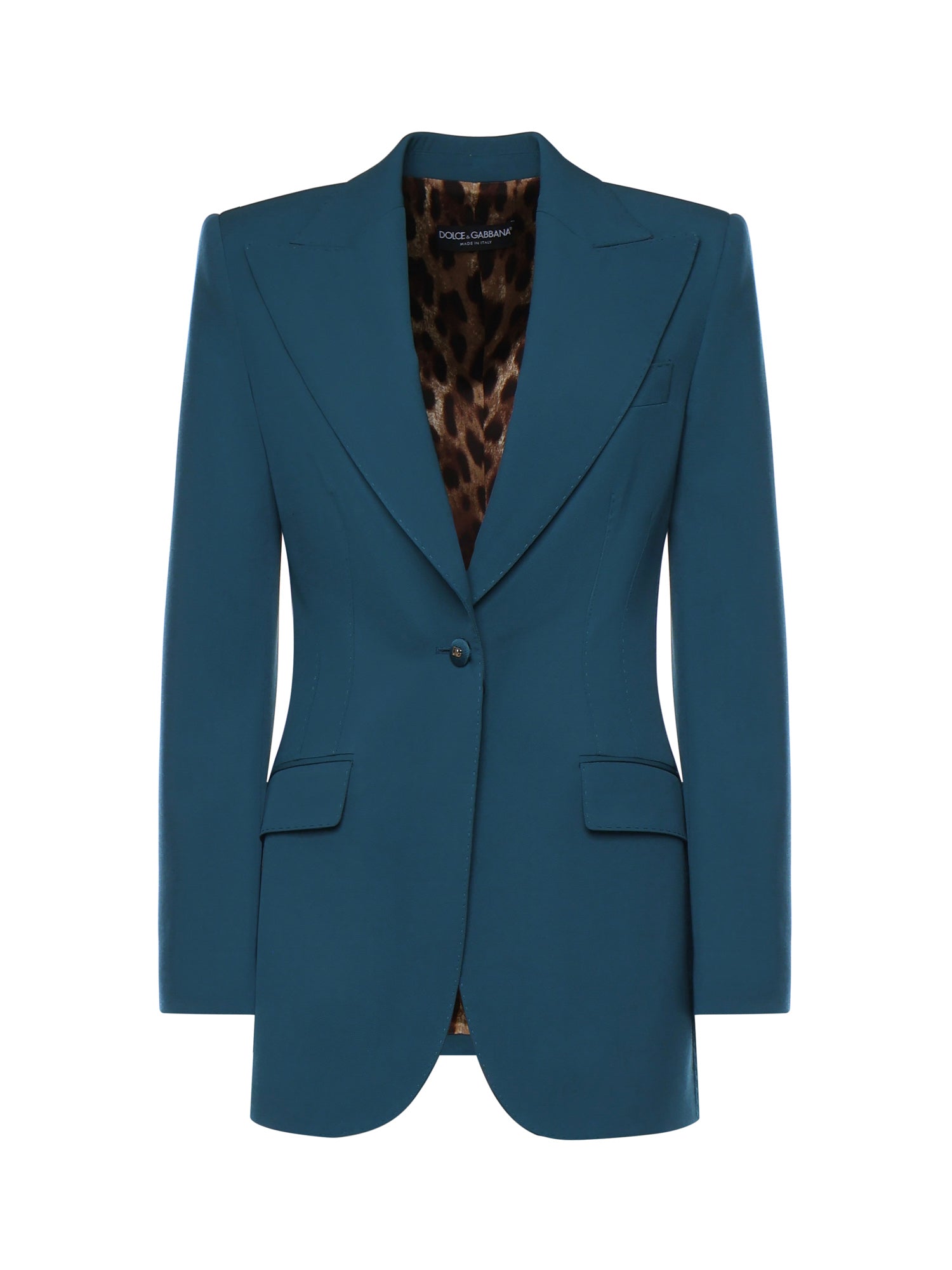 Dolce & Gabbana Jackets Petrol Virgin Wool