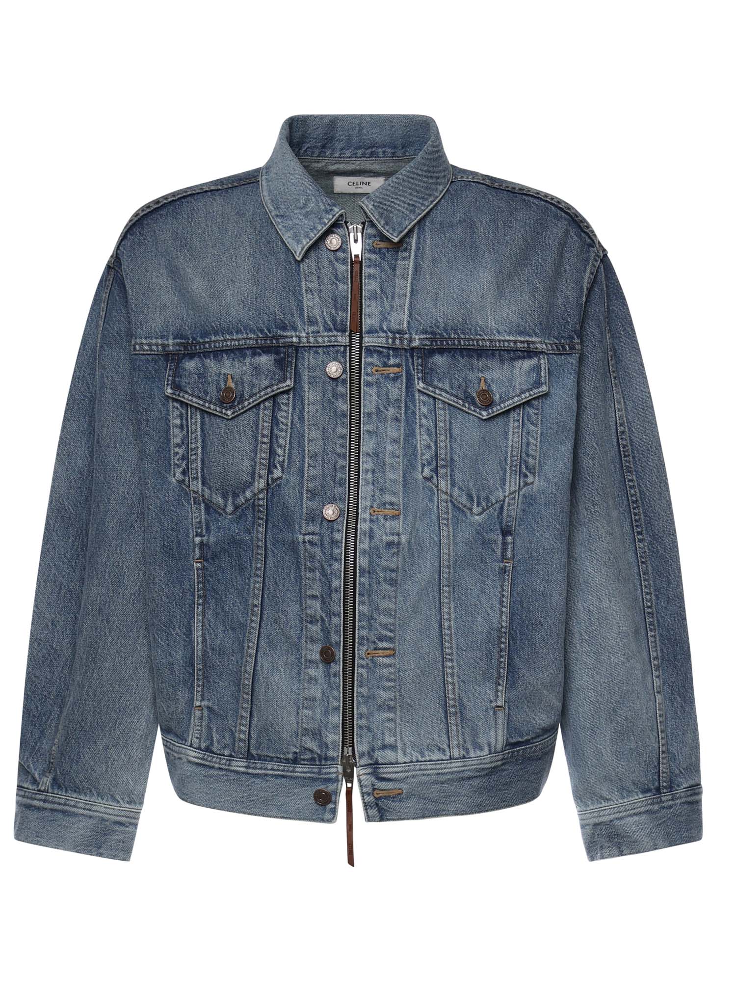 Céline Jackets Clear Waterfall Cotton