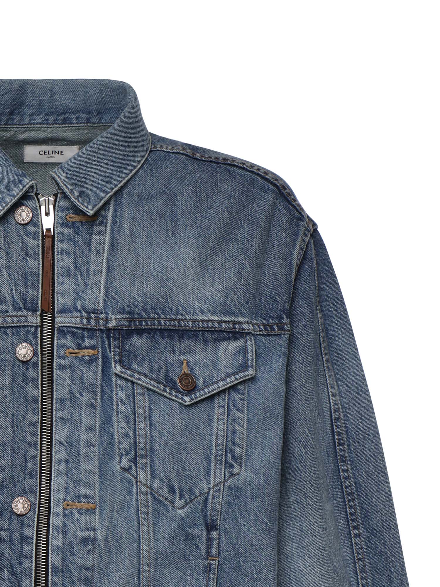 Céline Jackets Clear Waterfall Cotton