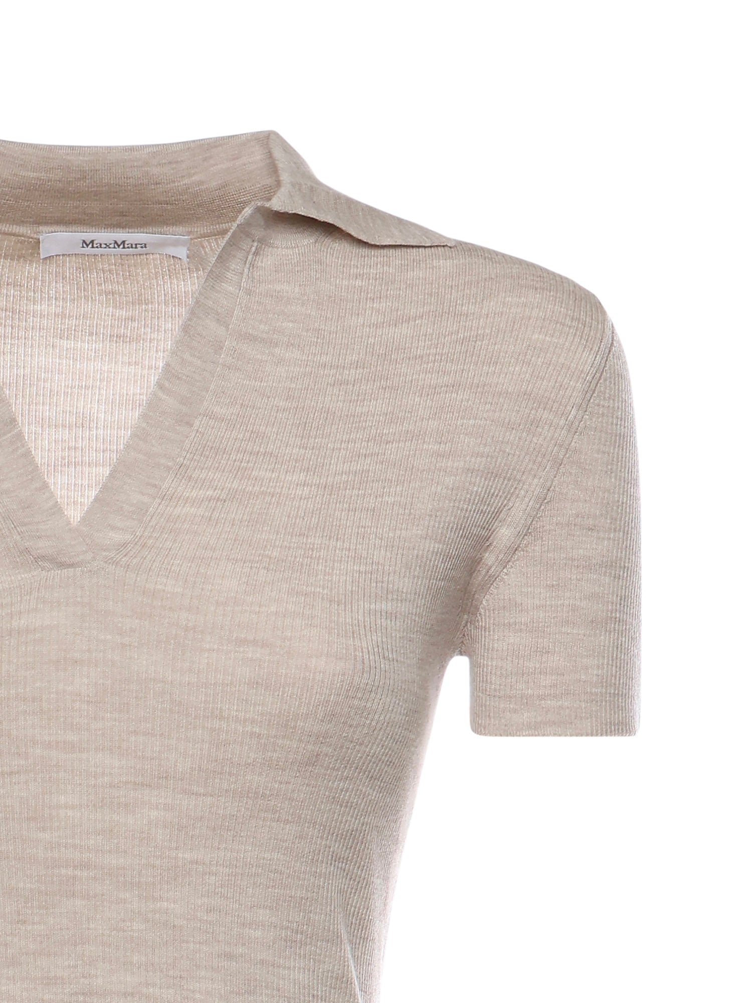 Max Mara T-shirts and Polos Pink Virgin Wool