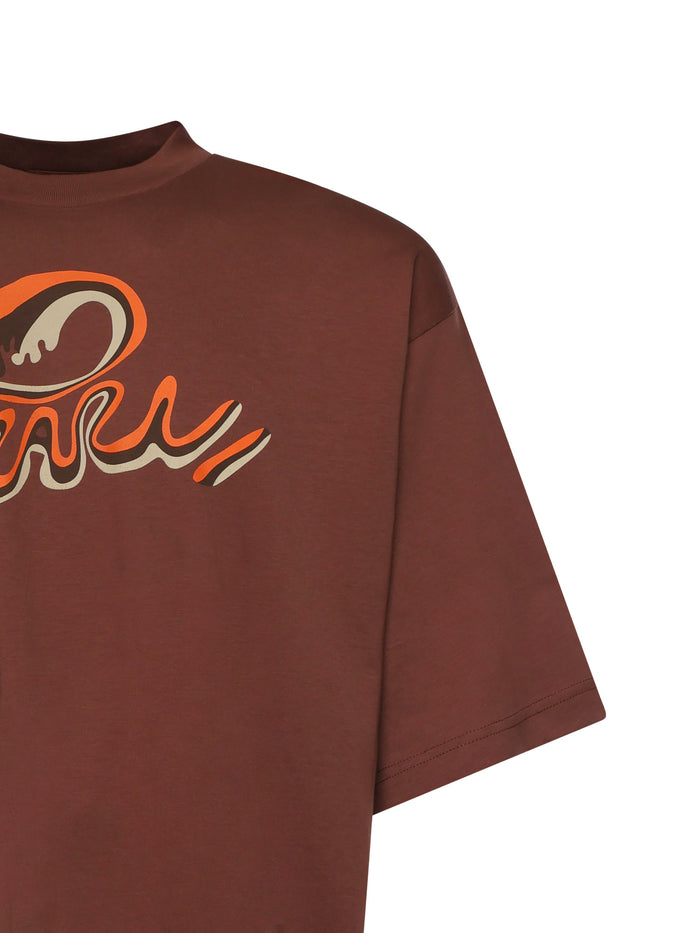 Marni T-Shirts And Polos Tobacco Cotton Knit