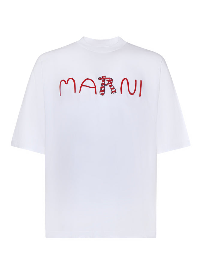 Marni T-shirts and Polos White Cotton Knit