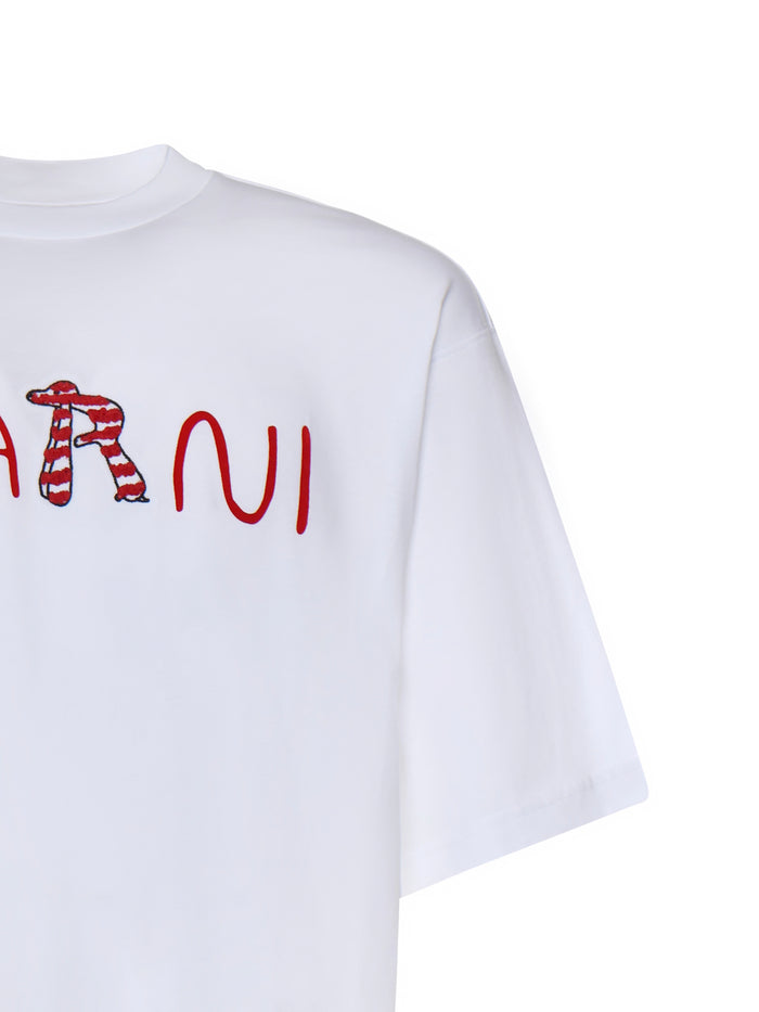 Marni T-shirts and Polos White Cotton Knit