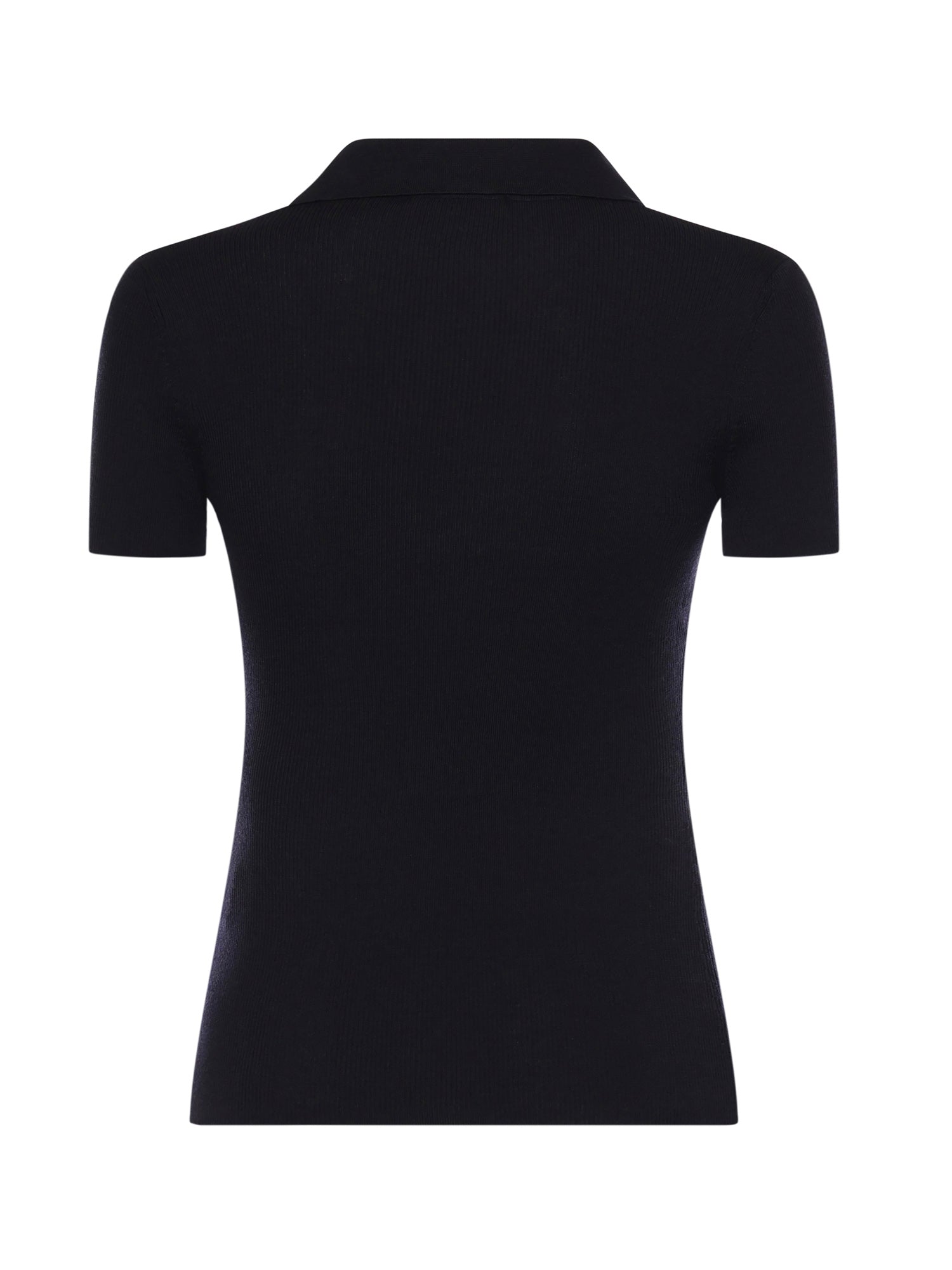 Max Mara T-shirts and Polos Blue Virgin Wool