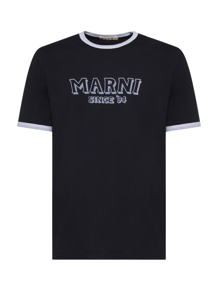 Marni T-shirts and Polos Blublack Cotton Knit