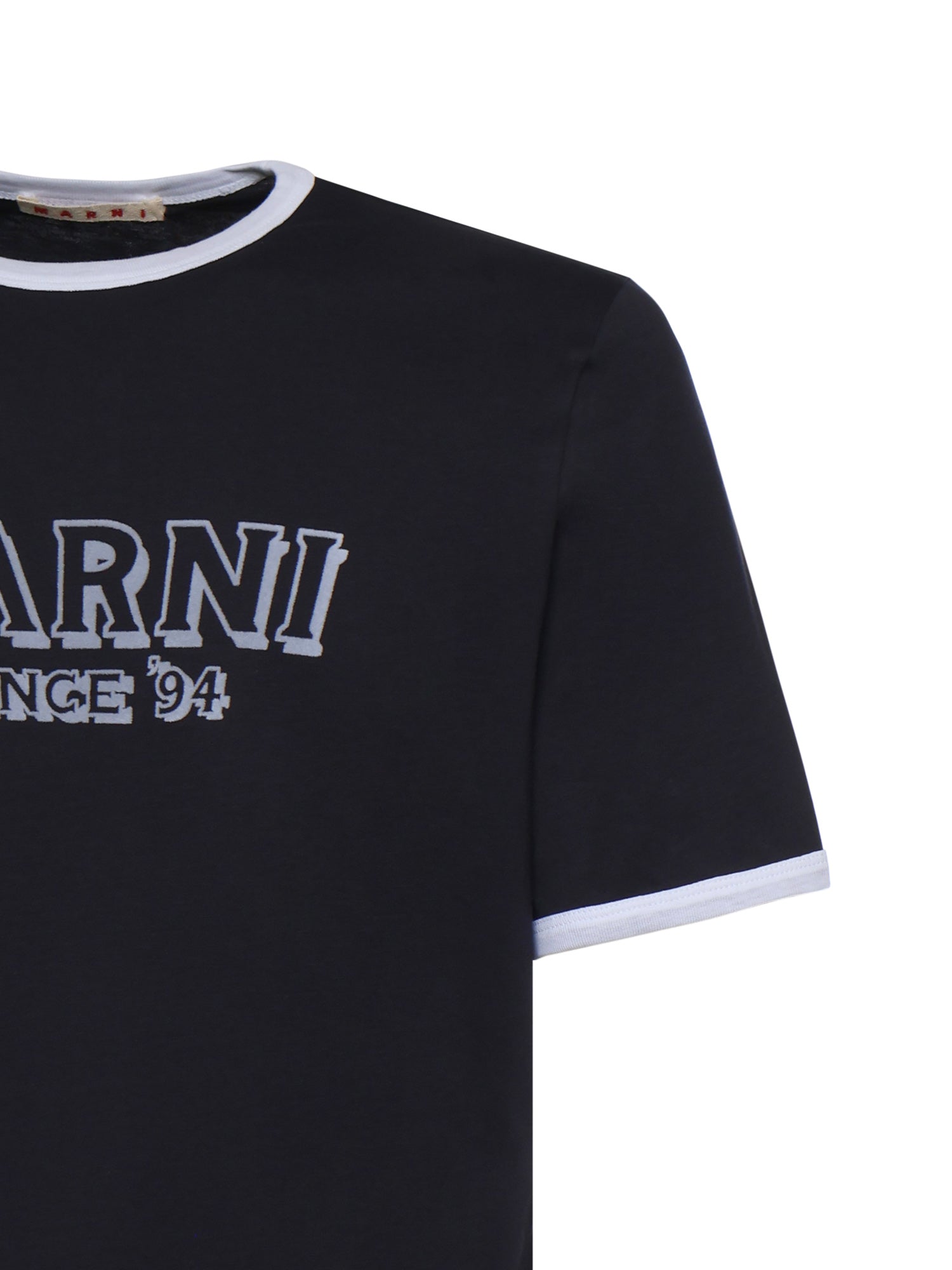 Marni T-shirts and Polos Blublack Cotton Knit