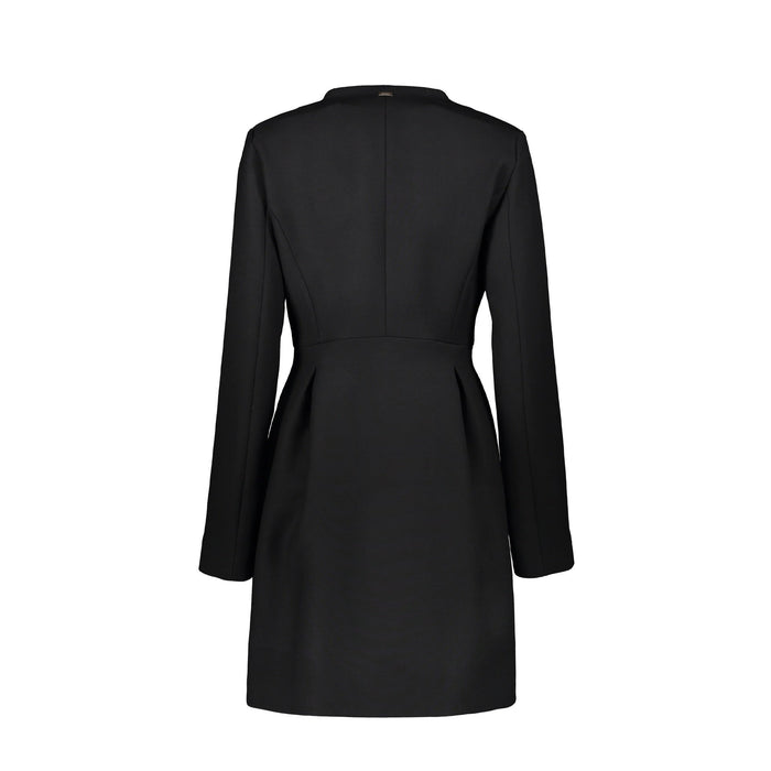 Herno Wool Coat Black Virgin
