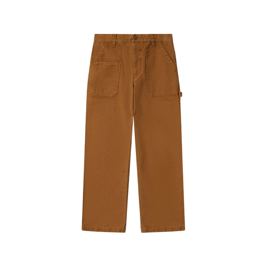Trousers Brown Cotton Canvas