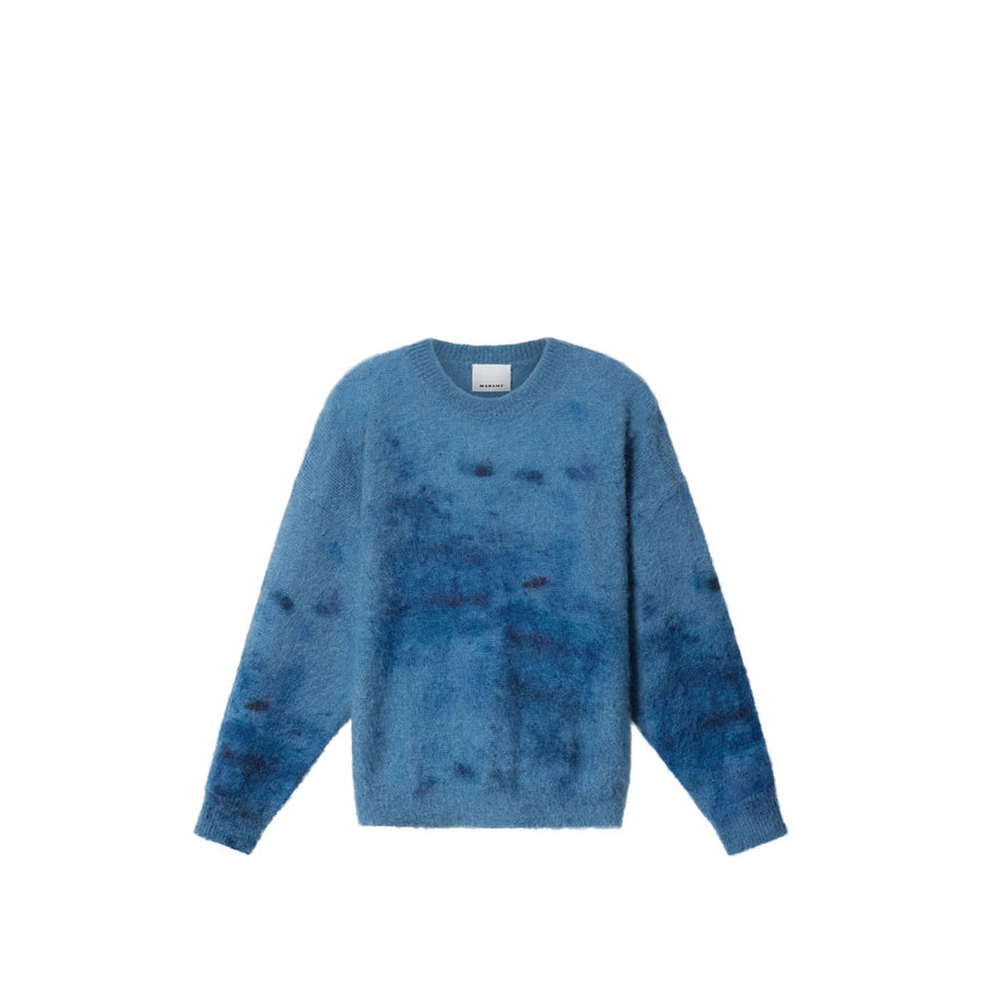 Sweater Mohair And Wool Blue Body: Kid Sweatshirts