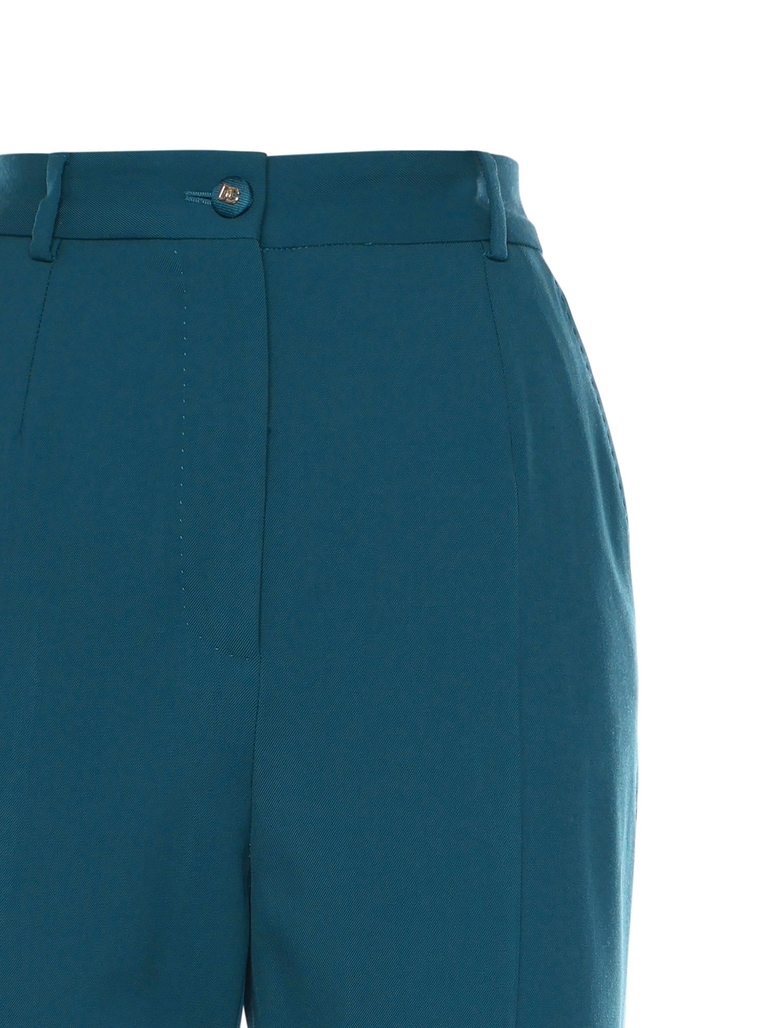Dolce & Gabbana RTW Petrol Virgin Wool