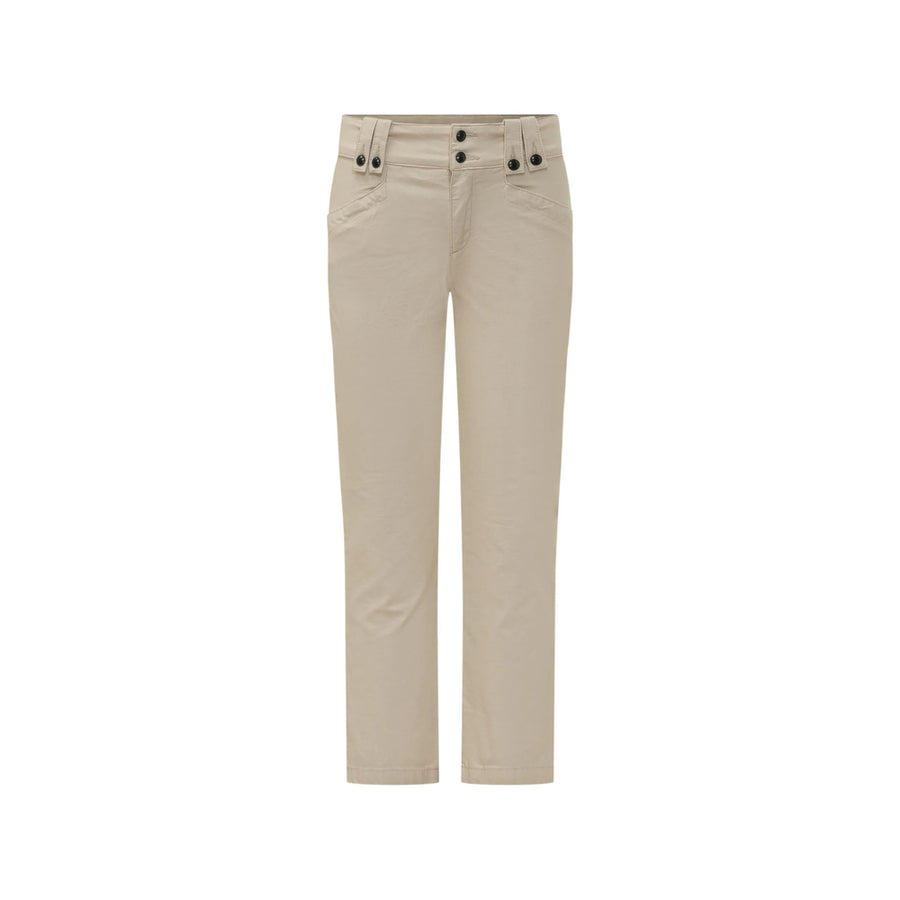 Straight-Leg Leather Trousers Neutrals Straight