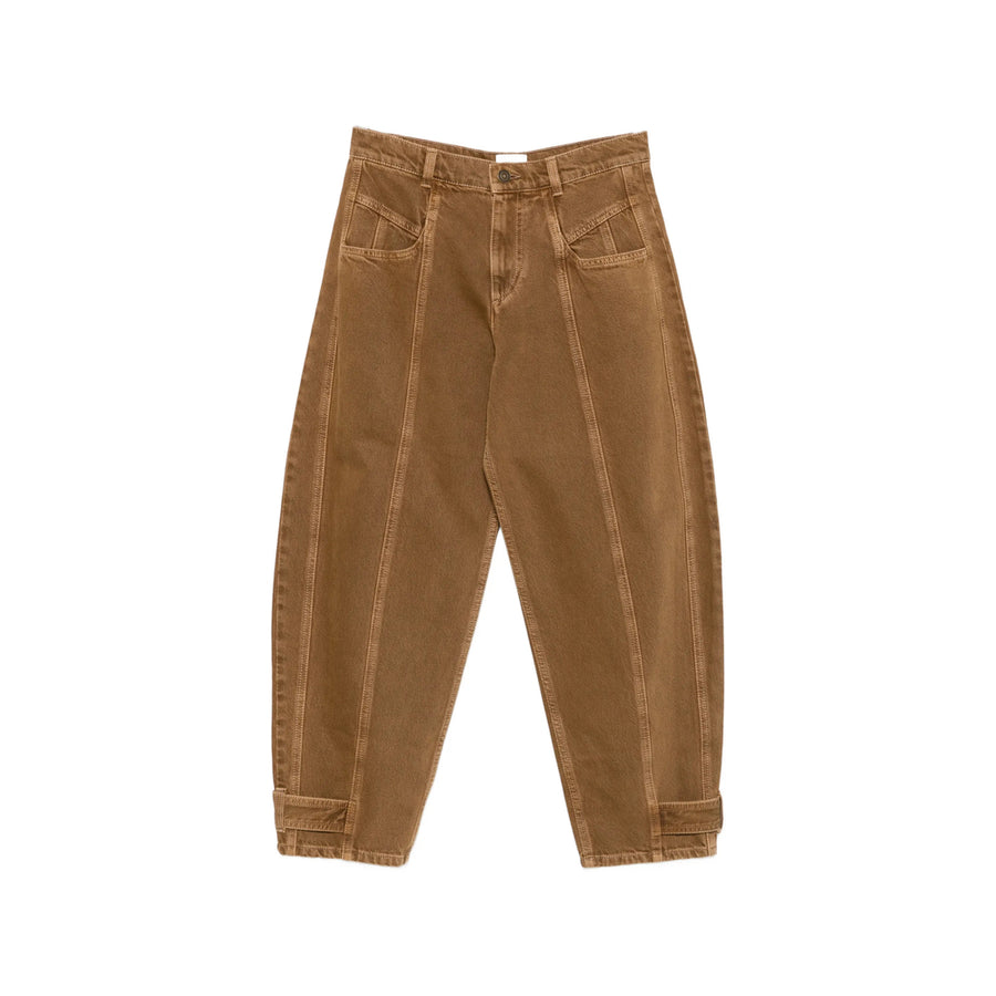 Trousers Brown Cotton Outer: Cotton; Lining