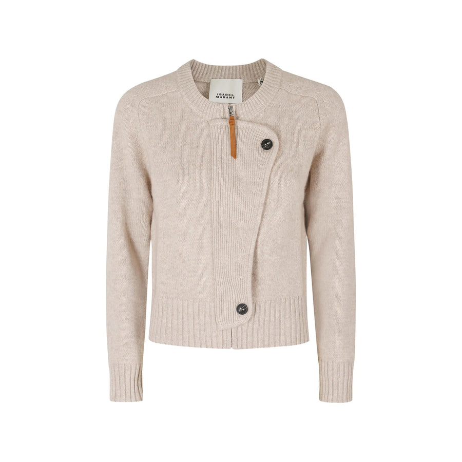 Knit Cardigan Cashmere-Blend Neutrals Cardigans