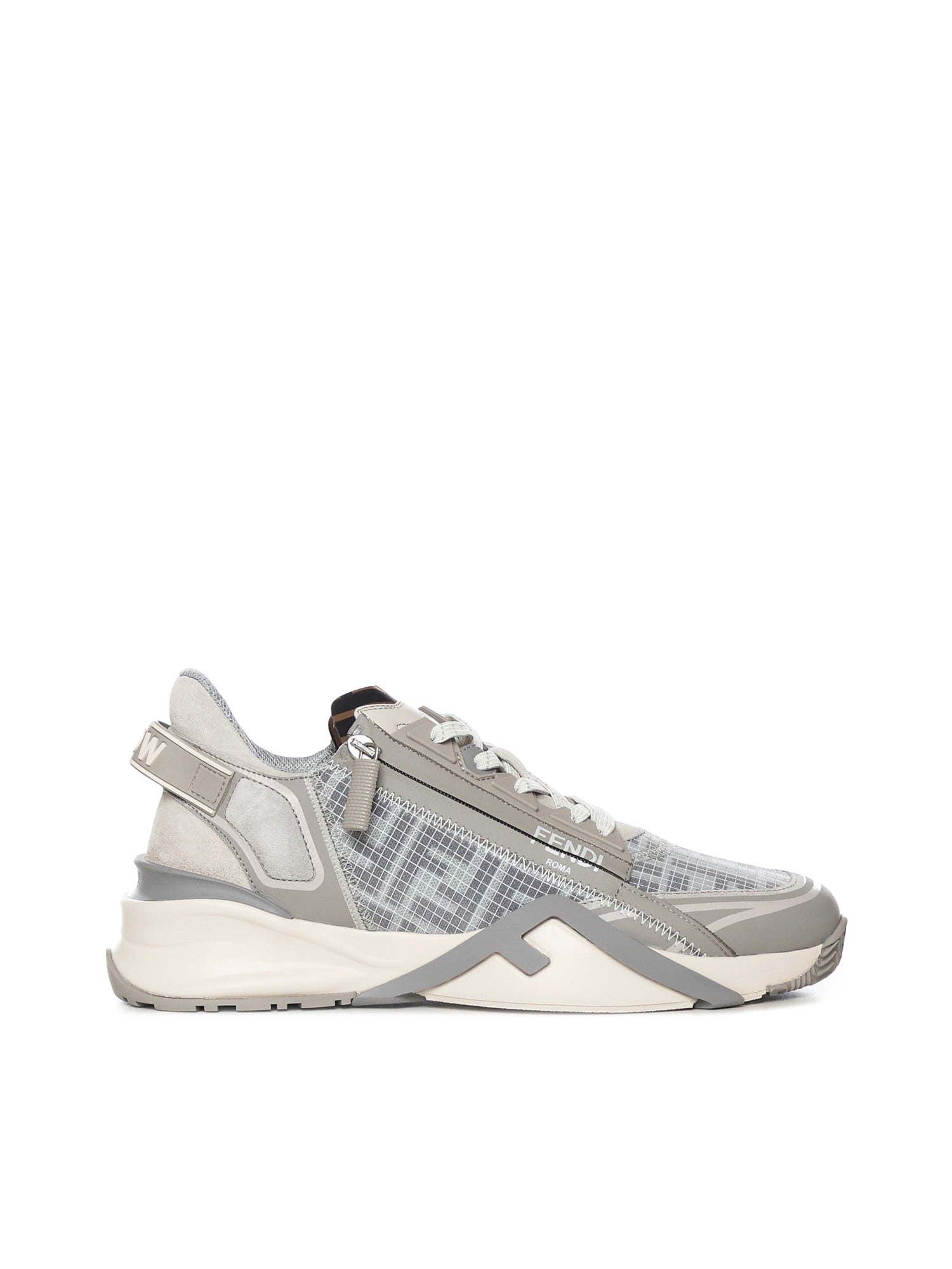 Fendi Sneakers Grey Polyamide
