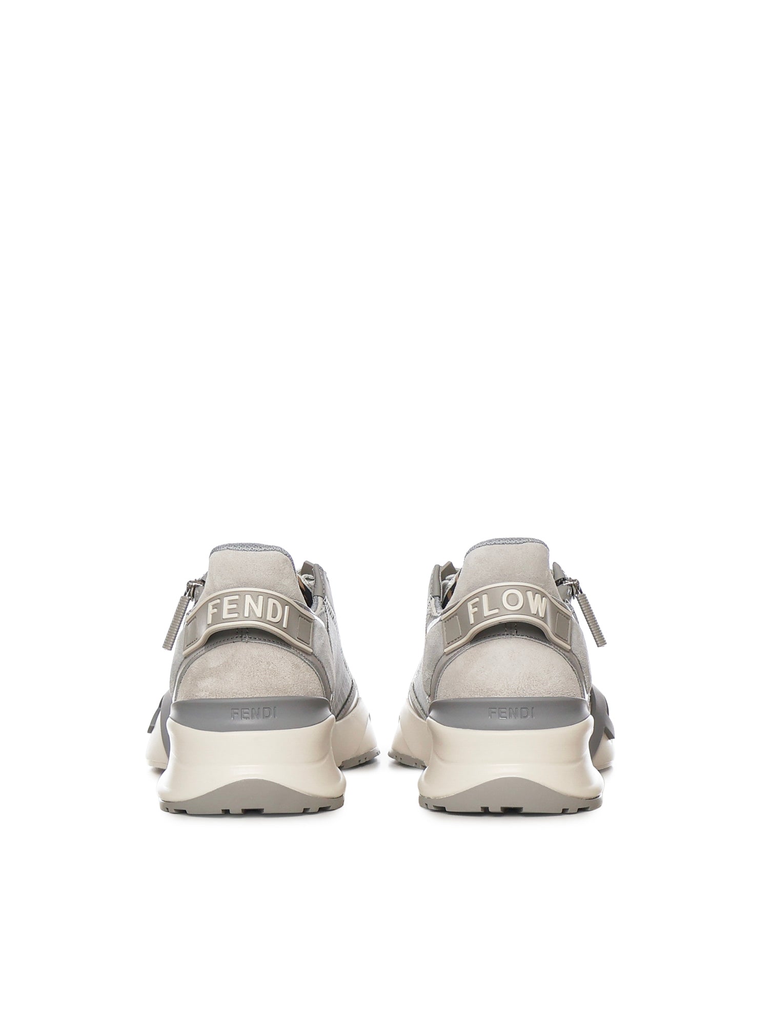 Fendi Sneakers Grey Polyamide
