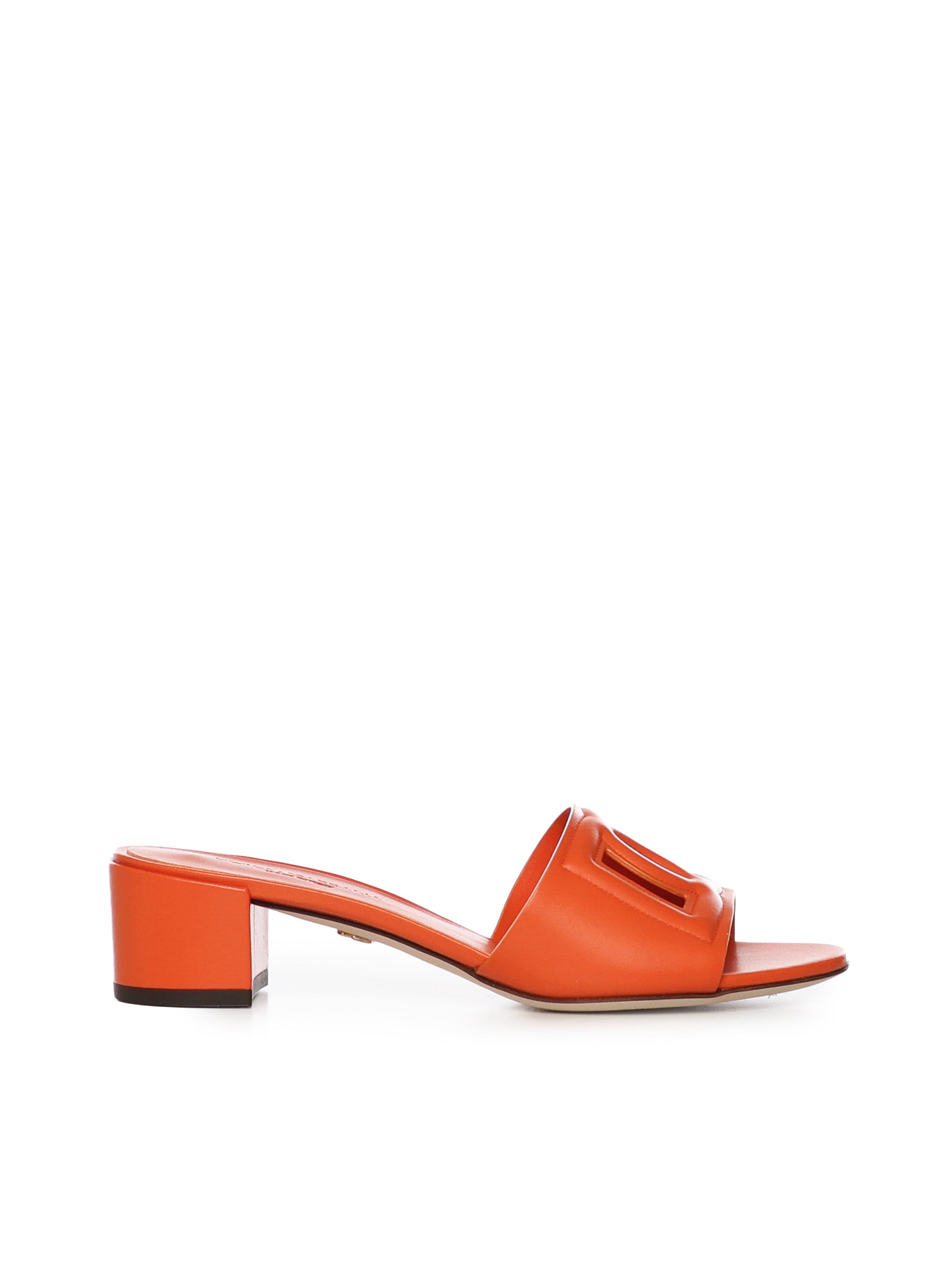 Dolce & Gabbana Sandals Orange Calfskin