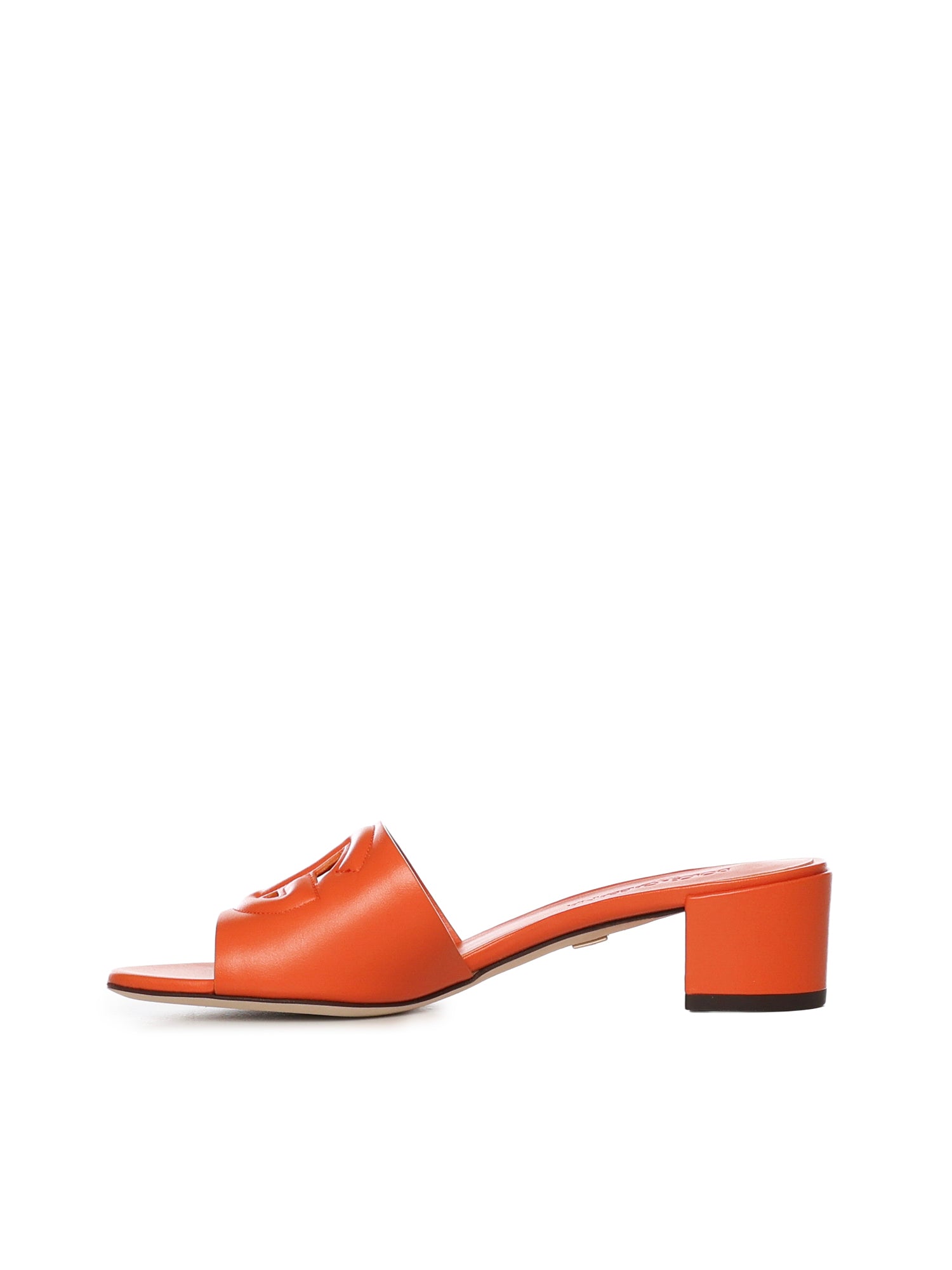Dolce & Gabbana Sandals Orange Calfskin