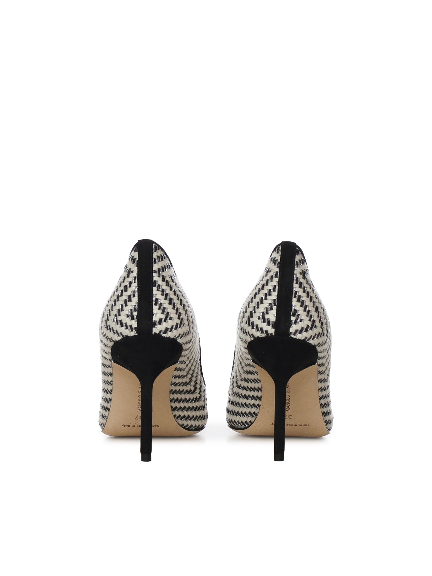 Manolo Blahnik With Heel White Fabric