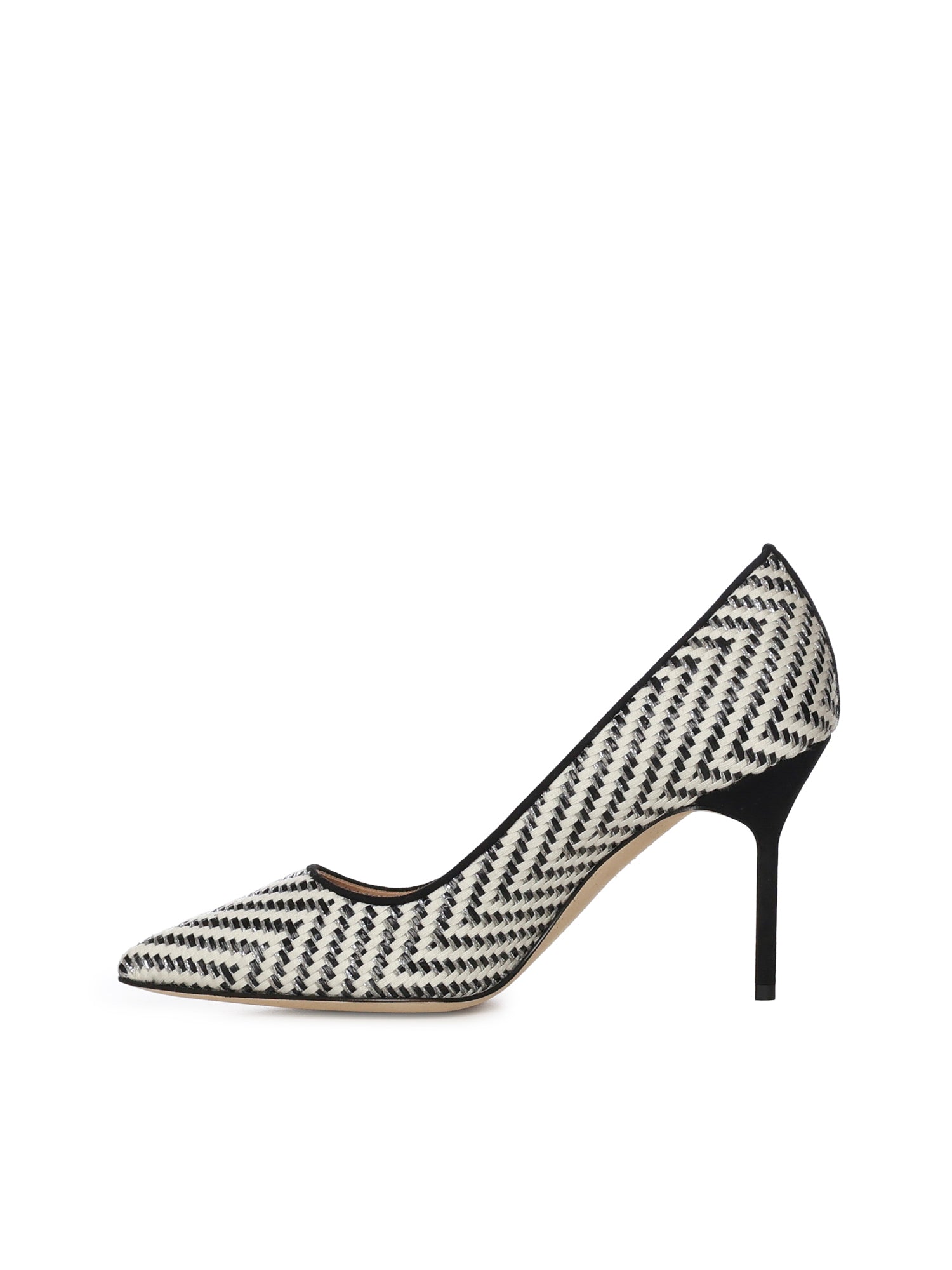 Manolo Blahnik With Heel White Fabric