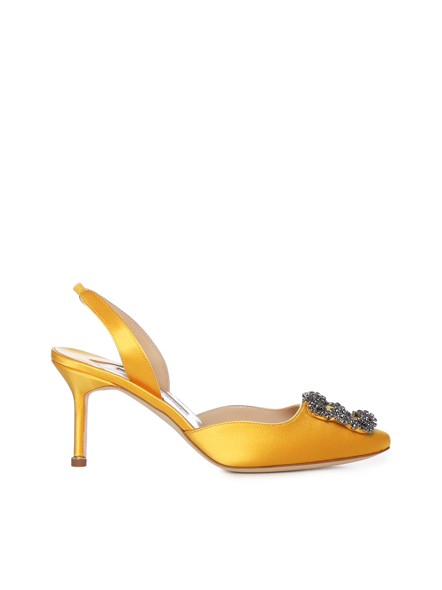 Manolo Blahnik Flat shoes Yellow Viscose