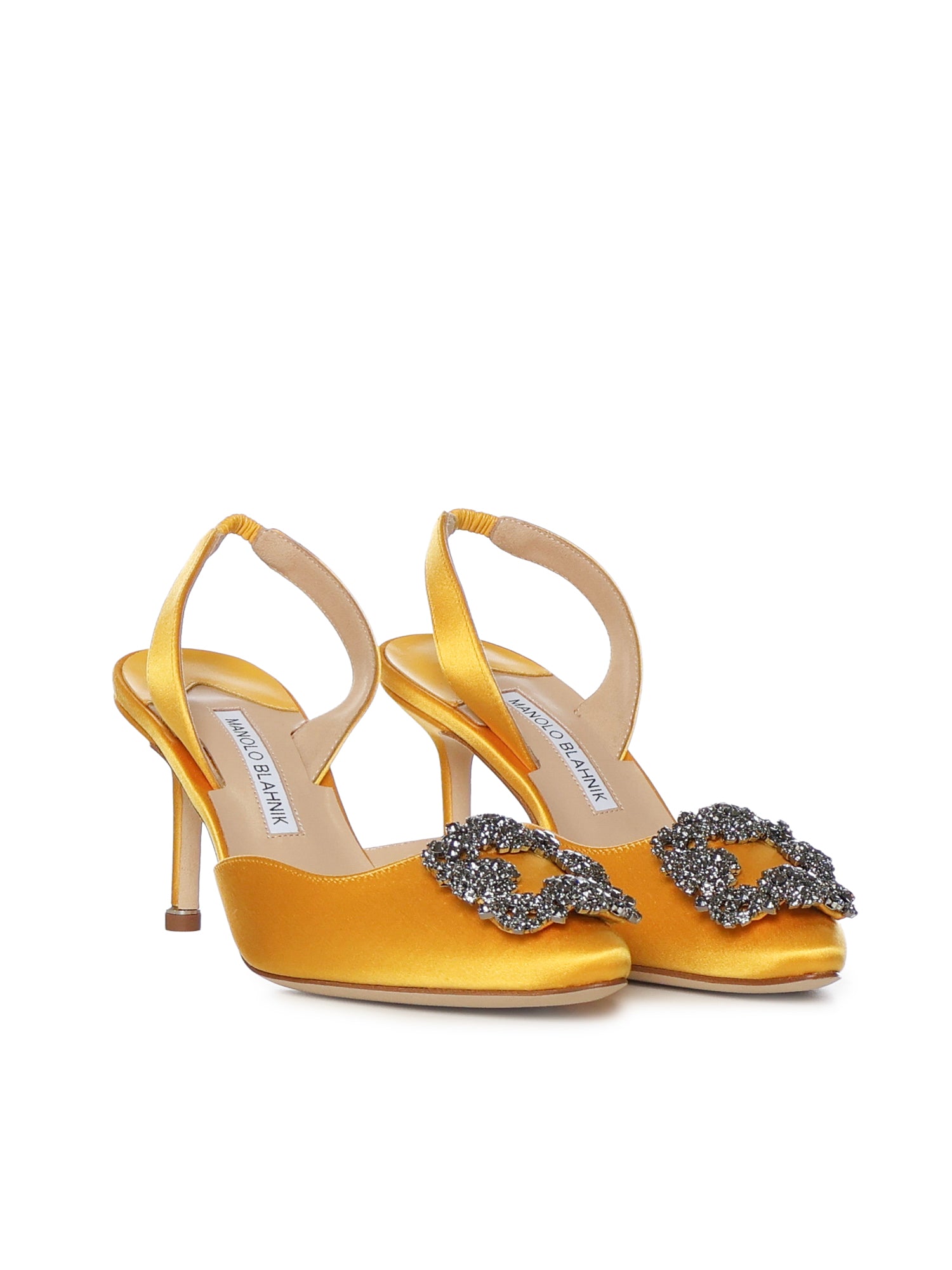 Manolo Blahnik Flat shoes Yellow Viscose