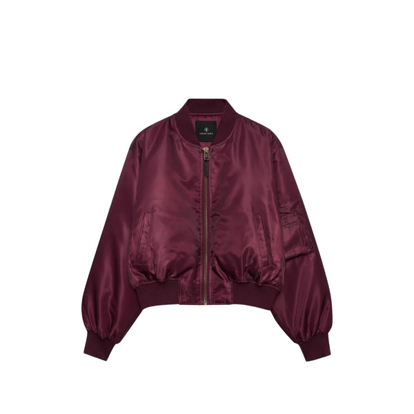 Bomber Jacket Leon Red Polyester