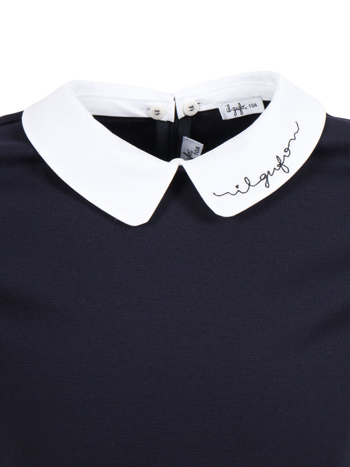 Long Sleeved Dress Blue