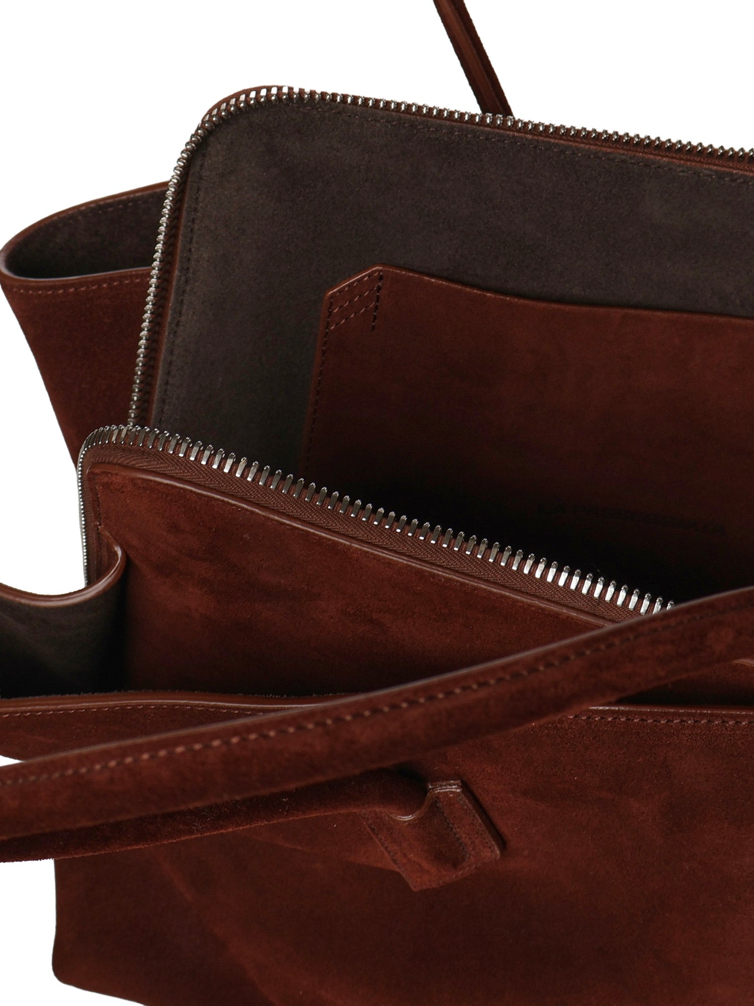 The Attico Bags Light Chocolate Suede
