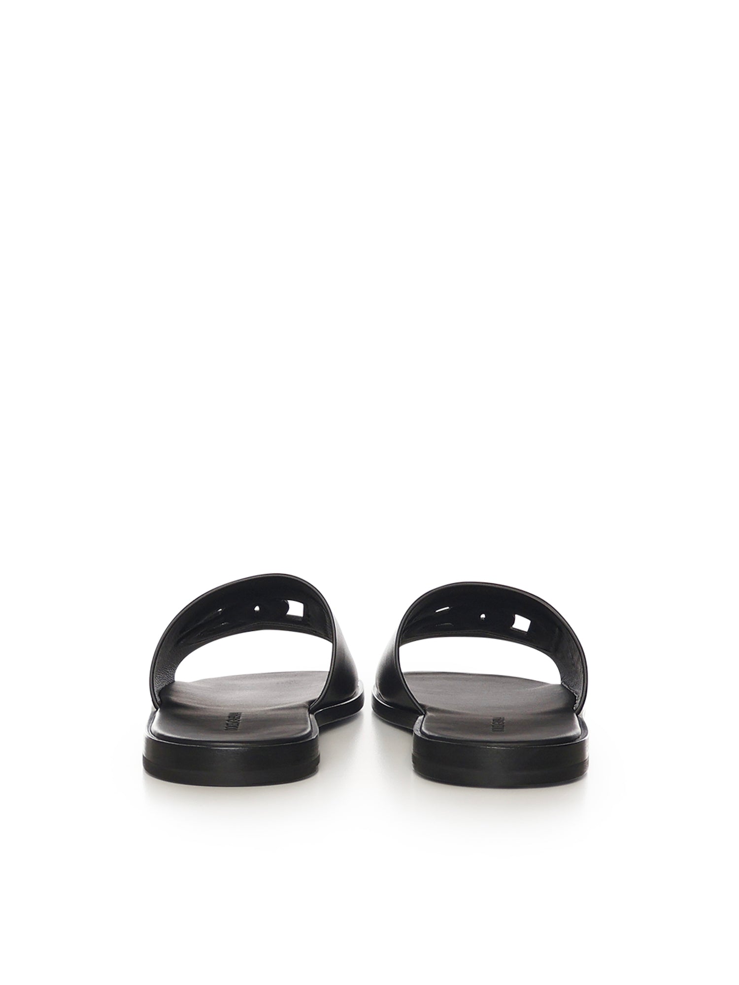 Dolce & Gabbana Sandals Black Calfskin
