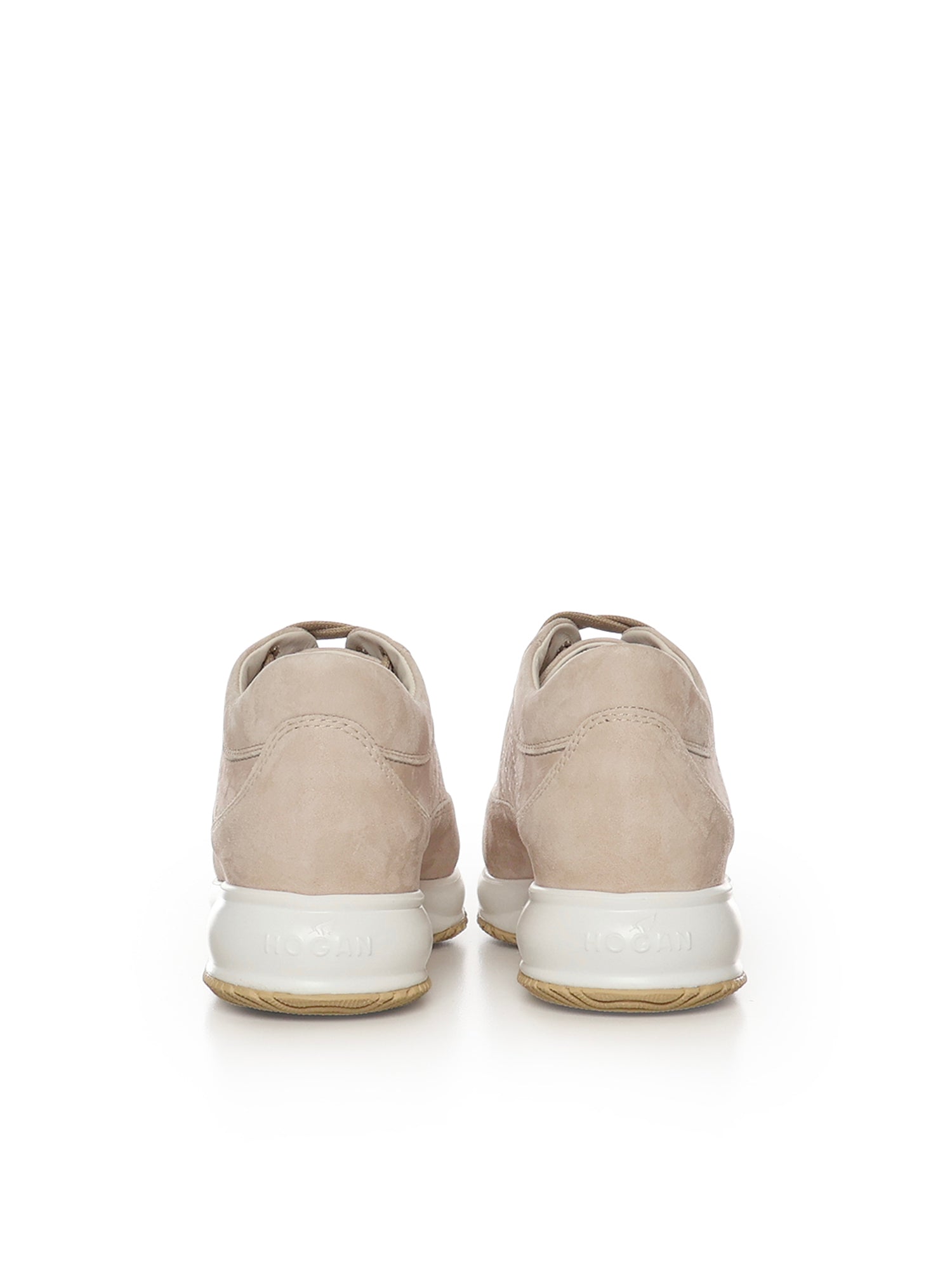 Hogan Sneakers Beige Leather
