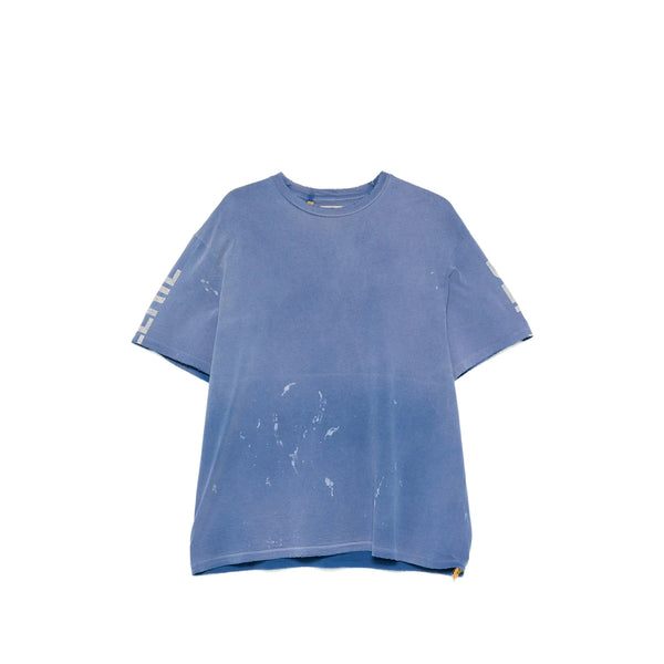 T-Shirt Paint-Splatter Blue Cotton T-shirts & Jerseys