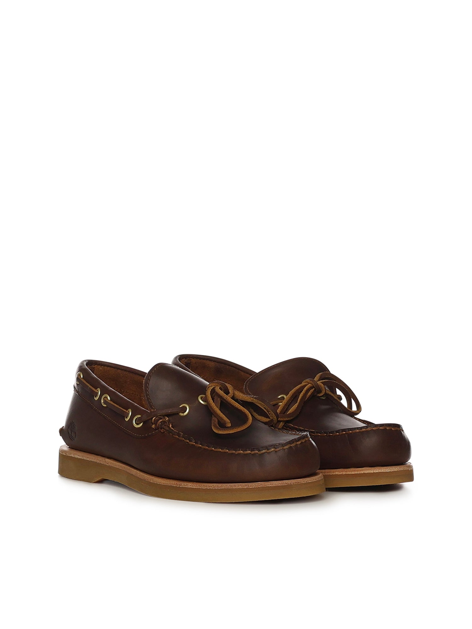 Timberland Flat shoes Brown 100 % Leather