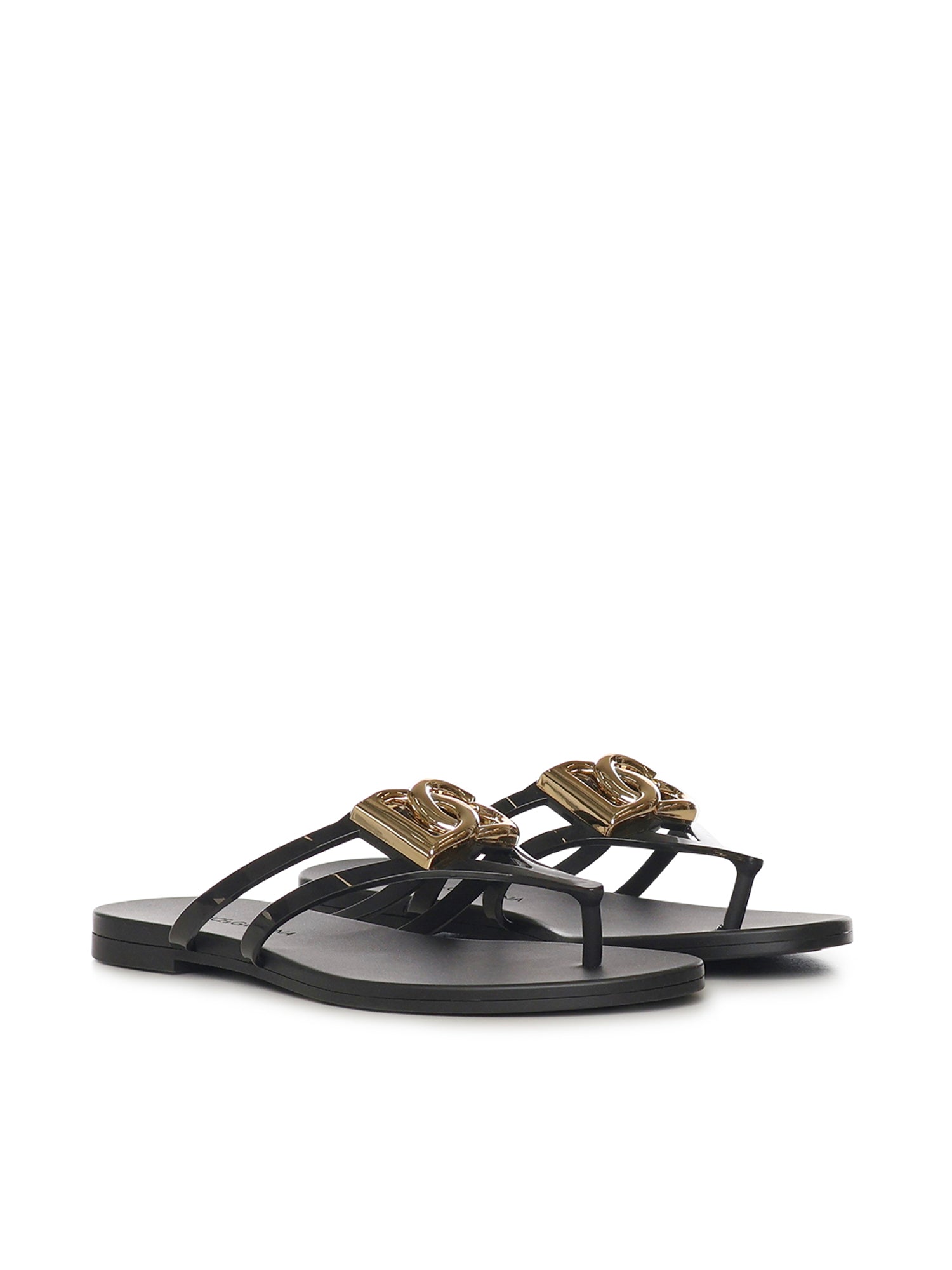 Dolce & Gabbana Sandals Black Tpu
