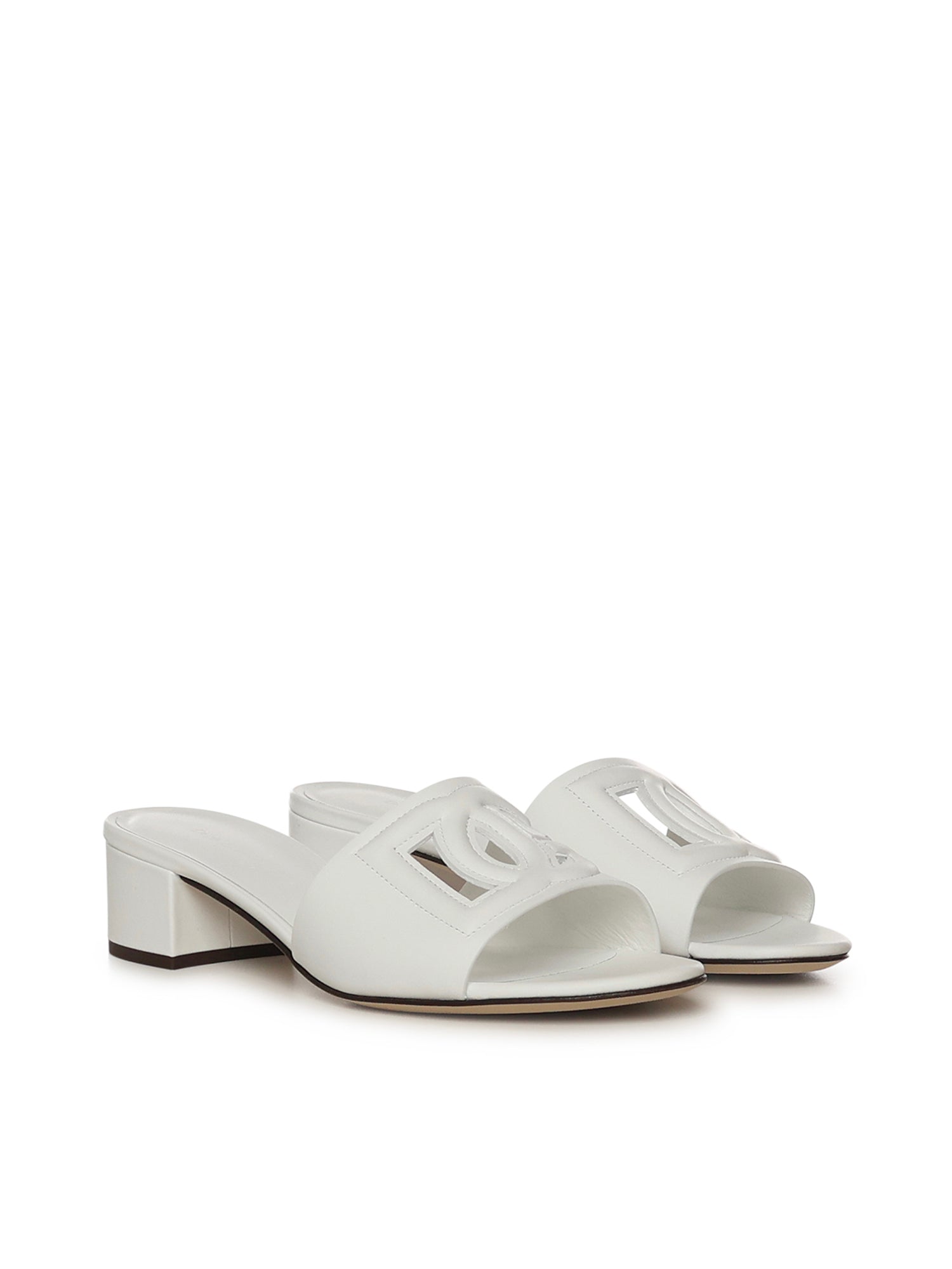 Dolce & Gabbana Sandals White Calfskin
