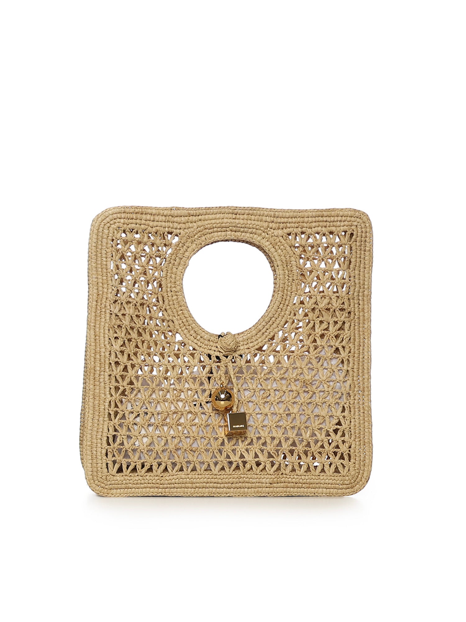 Jacquemus Bags Beige Raffia