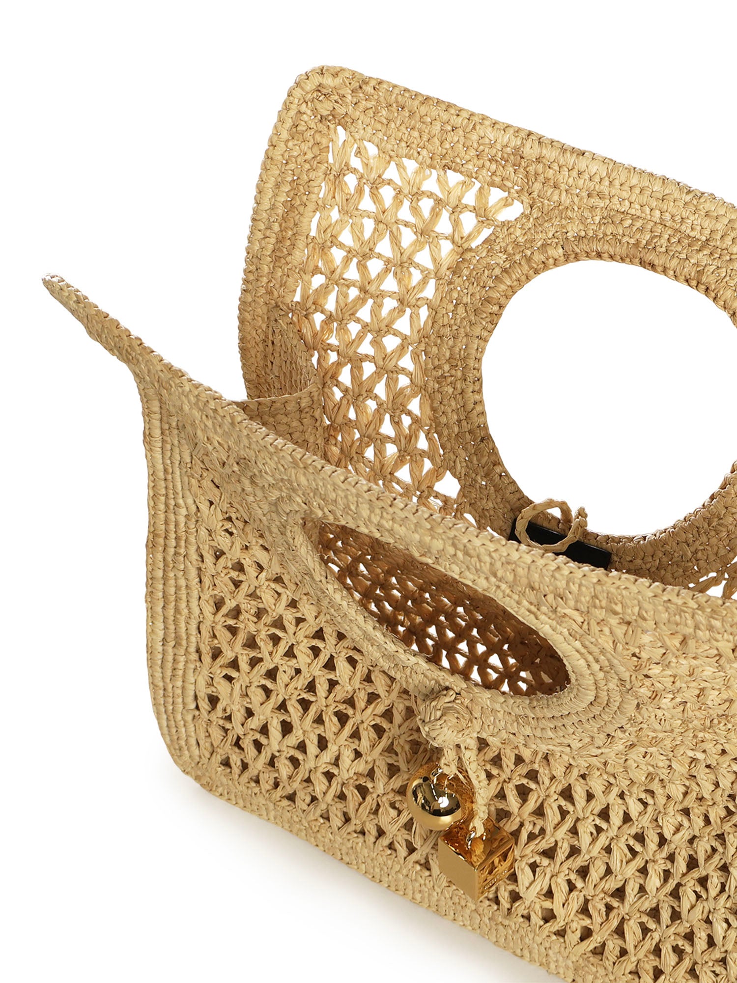 Jacquemus Bags Beige Raffia