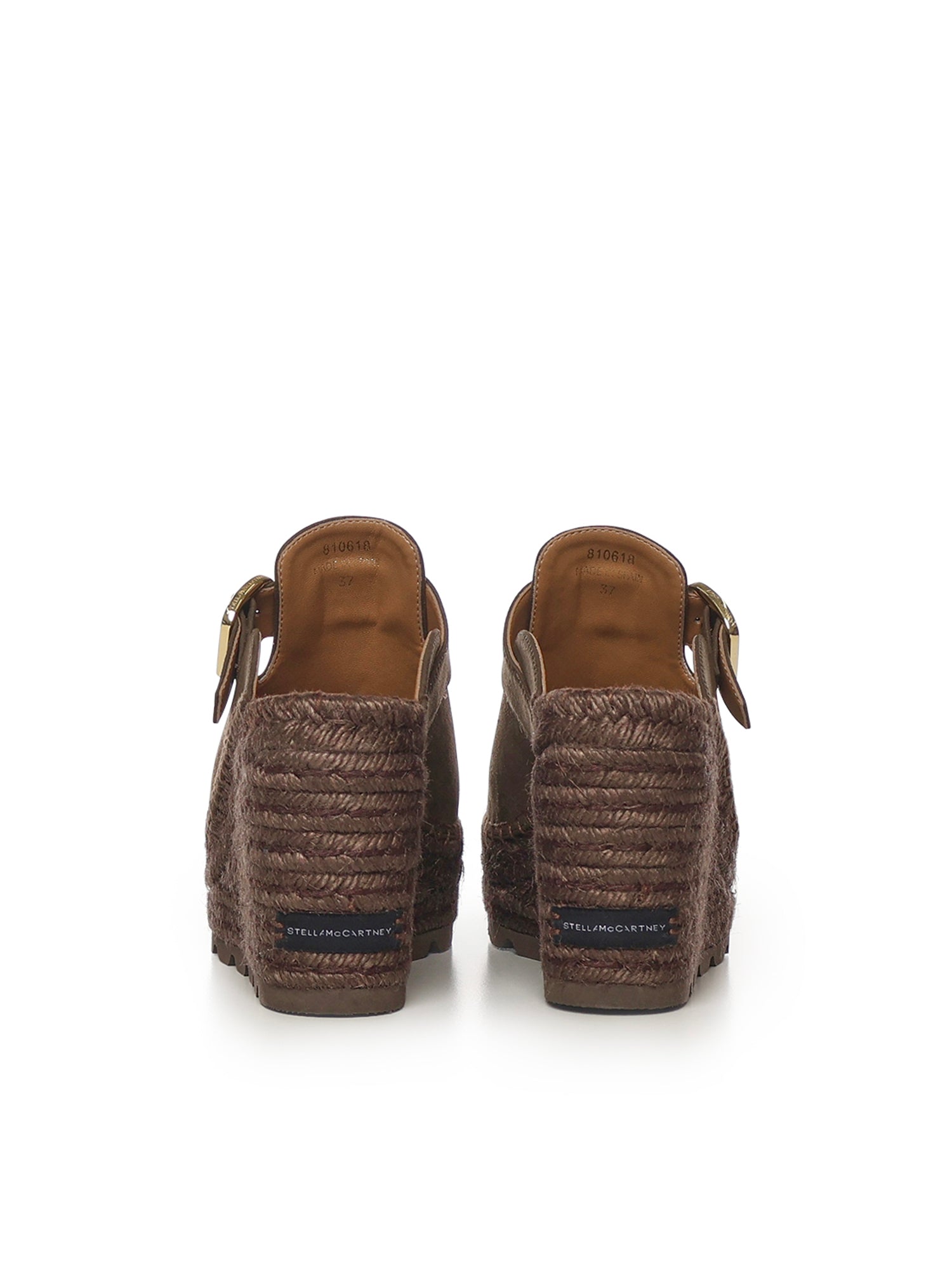 Stella McCartney Sandals Brown Polyamide