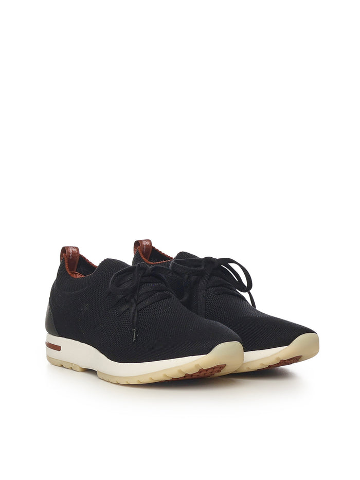 Loro Piana Sneakers Black Virgin Wool