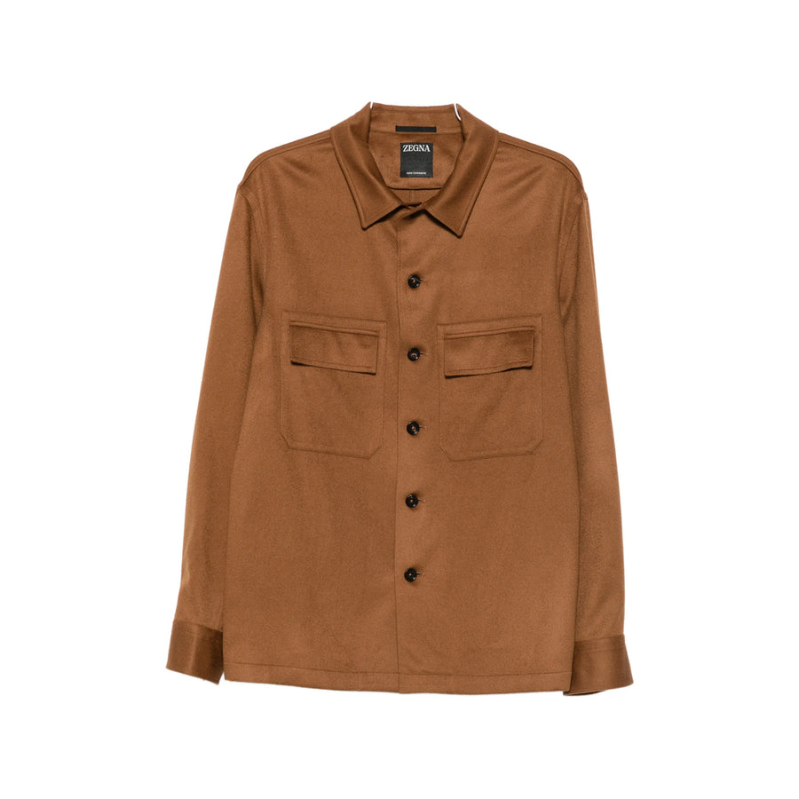 Cashmere Shirt Brown Outer