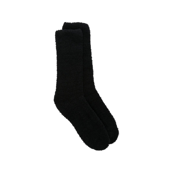 Socks Fincher Black Ribbed Cotton