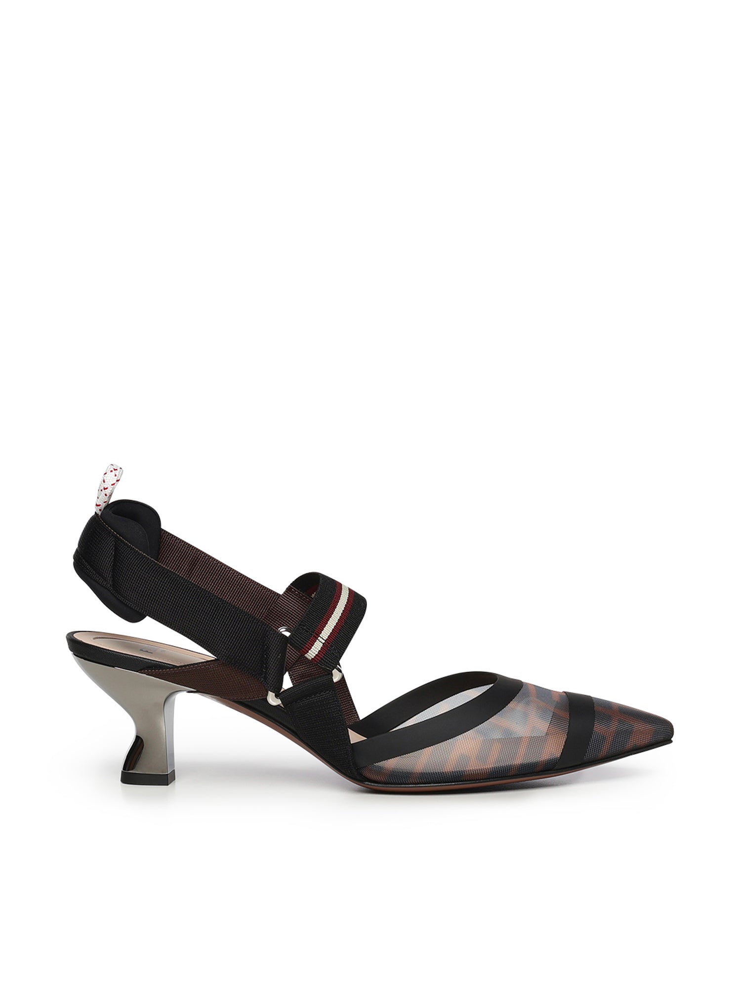 Fendi Flat Shoes Brown Polyamide