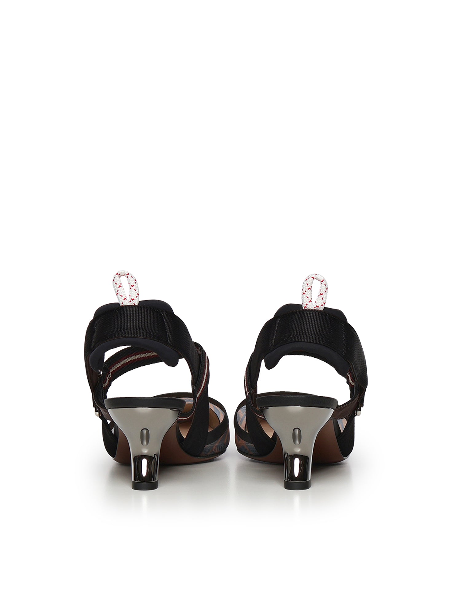 Fendi Flat Shoes Brown Polyamide