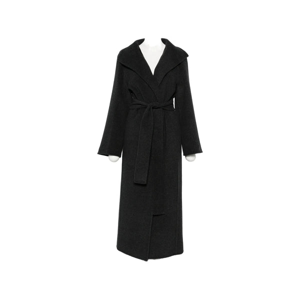 Oversized Felted Wool Coat Grey Outer: Wool; Lining: Cupro