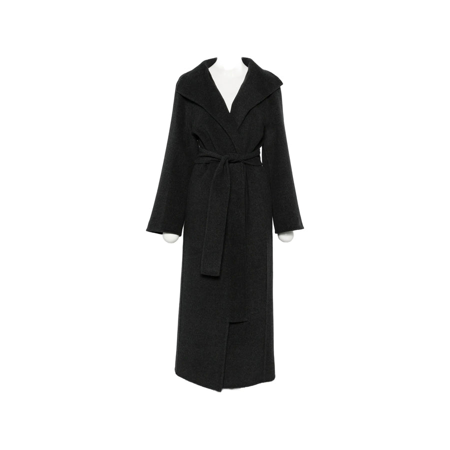 Oversized Felted Wool Coat Grey Outer: Wool; Lining: Cupro