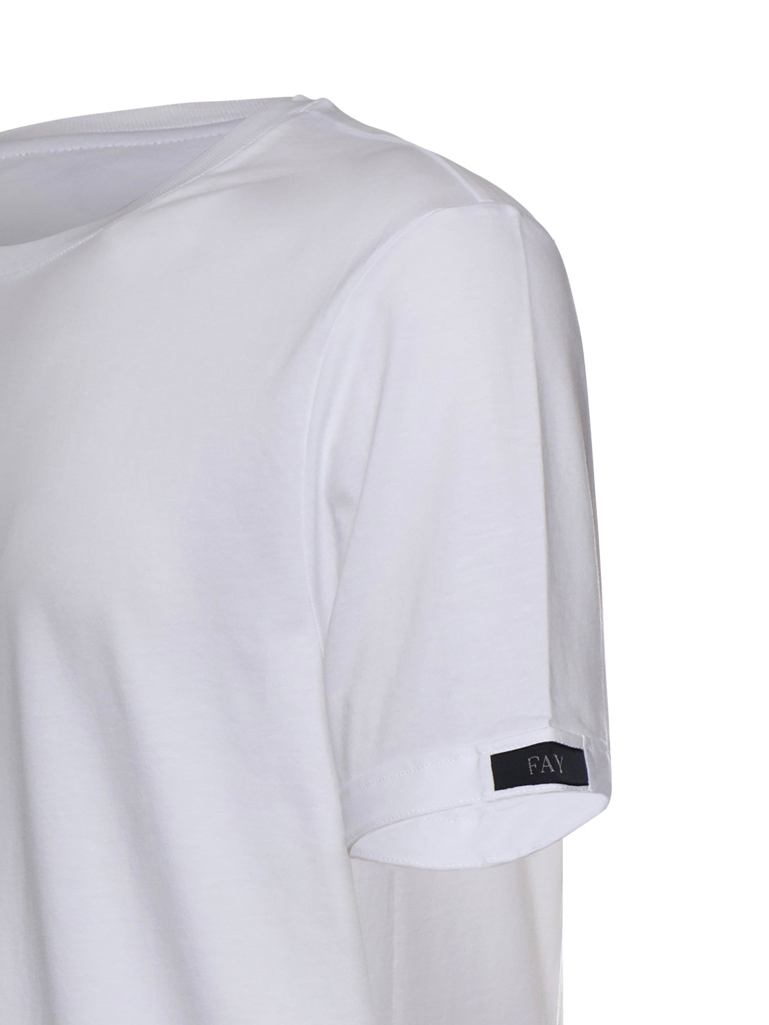 Fay T-shirts and Polos White Cotton