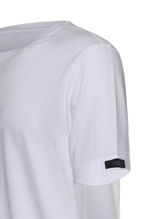 Fay T-shirts and Polos White Cotton