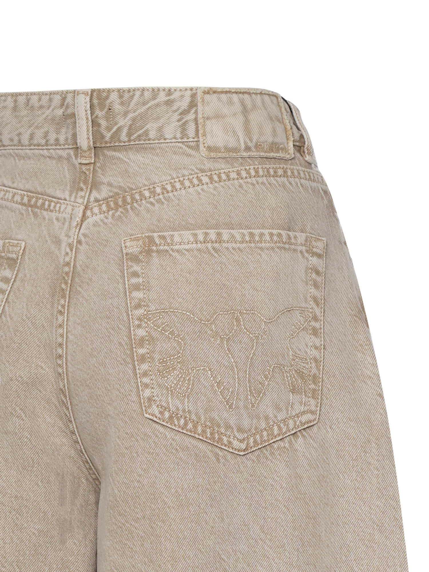 Pinko Shorts Beige Lyocell